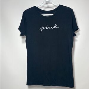 PINK Victoria's Secret Black T-Shirt